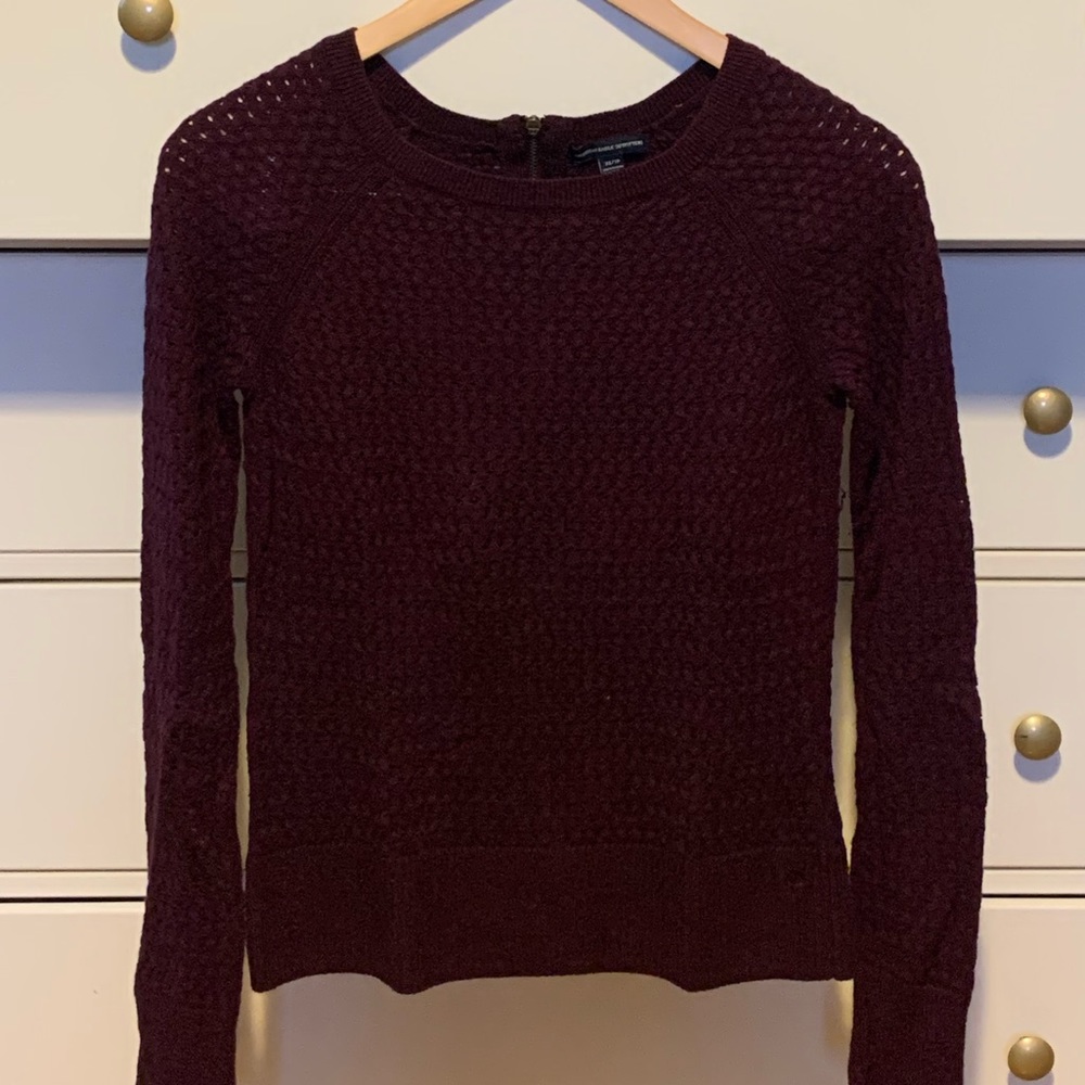 American Eagle 🦅 quilted sweater